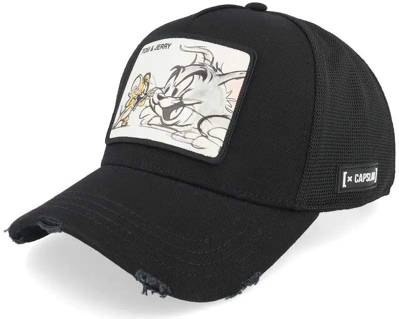 Capslab Tom & Jerry Black A-Frame Trucker online