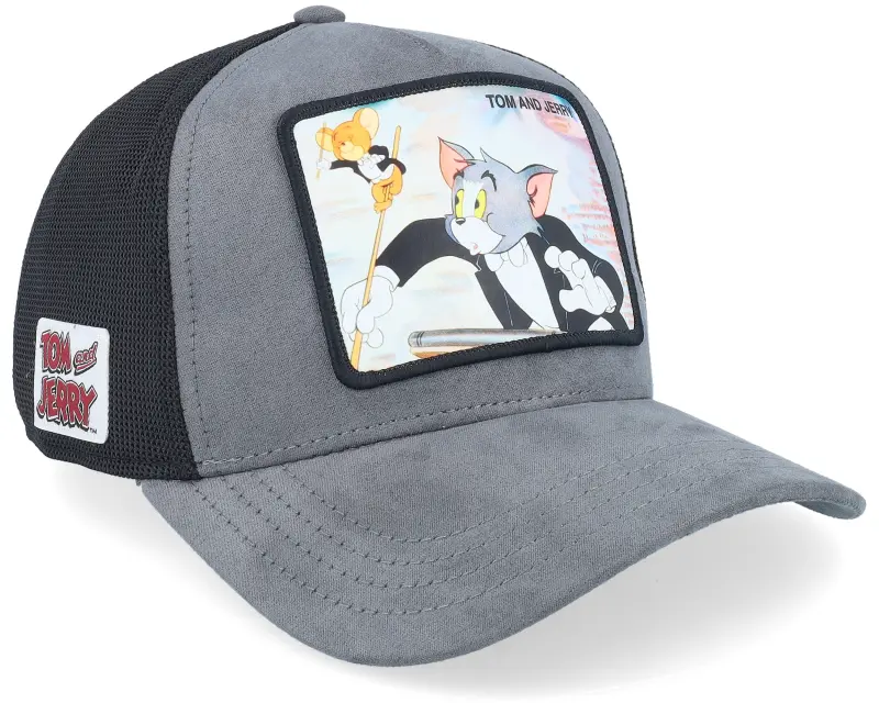 Capslab Tom & Jerry Grey/Black Premium A-Frame Trucker online