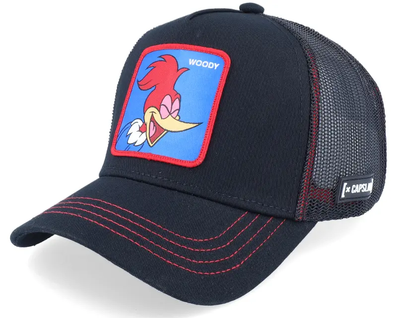 Capslab Woody Woodpecker Black Trucker online