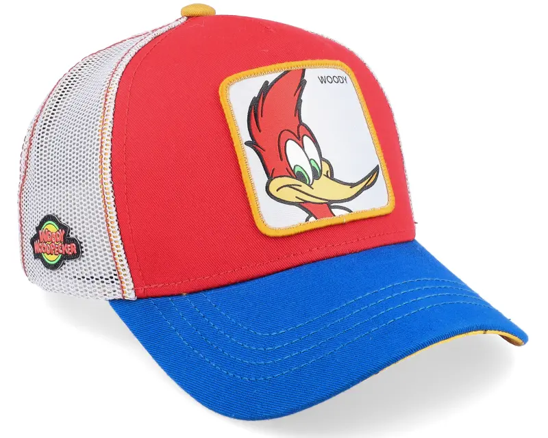 Capslab Woody Woodpecker Red/Blue/Grey Trucker online