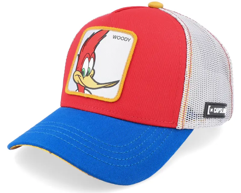 Capslab Woody Woodpecker Red/Blue/Grey Trucker online