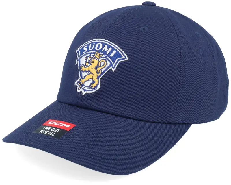 CCM Flag Cap Team Finland Ad Navy Dad Cap online