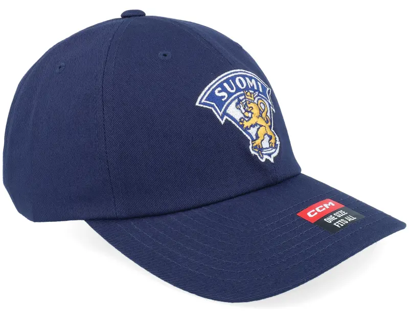 CCM Flag Cap Team Finland Ad Navy Dad Cap online