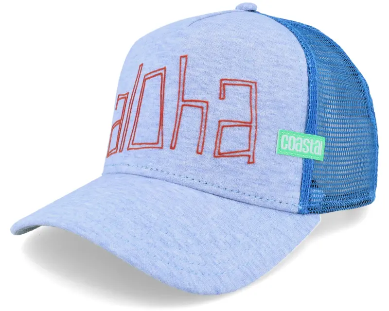 Coastal Aloha Jersey Blue Coastal Trucker online