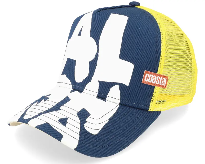 Coastal Big Aloha Navy/Yellow Trucker online