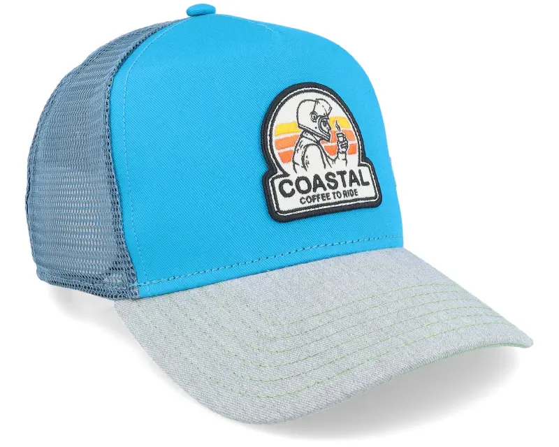 Coastal Coffee To Ride Teal Coastal Trucker online