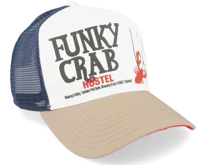 Coastal Funky Crab White/Navy/Slate Trucker online