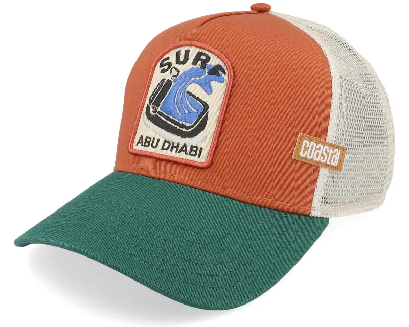 Coastal Hft Abu Dhabi Rust/Green Coastal A-Frame Trucker online
