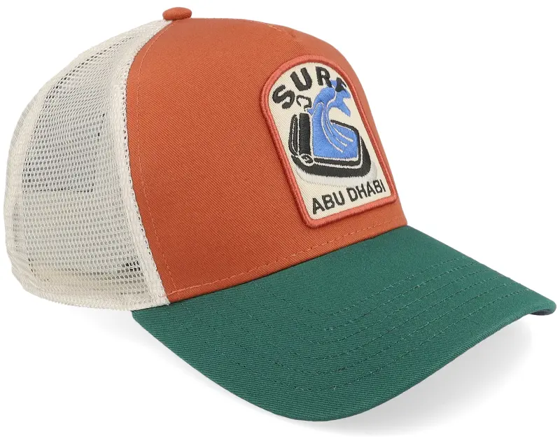 Coastal Hft Abu Dhabi Rust/Green Coastal A-Frame Trucker online