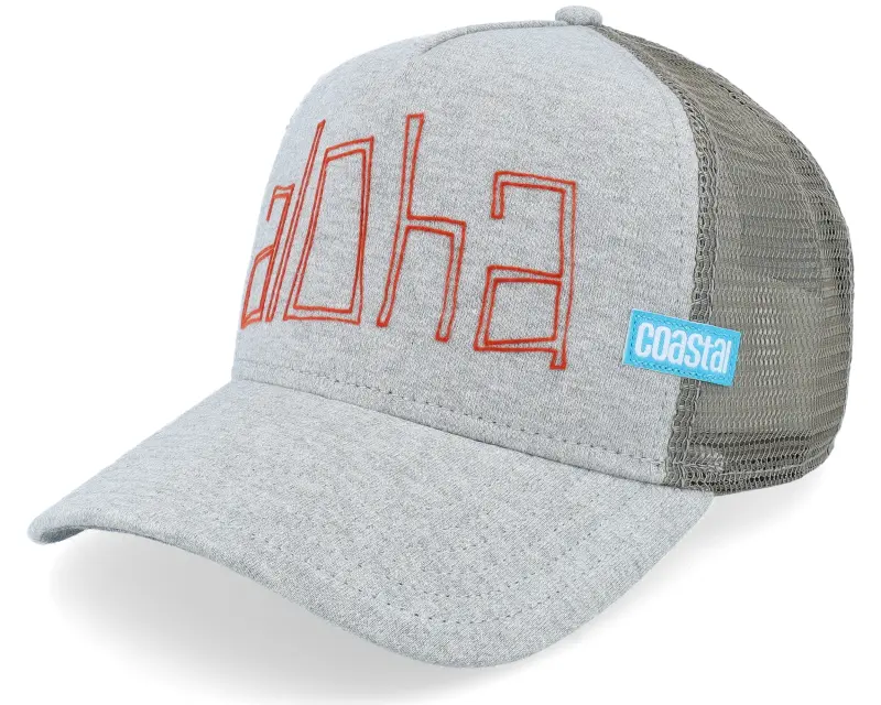 Coastal Hft Aloha Jersey Grey A-Frame Trucker online