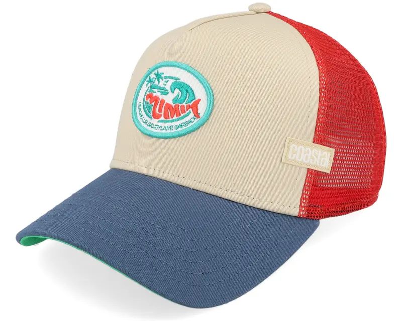 Coastal Hft Mimik Sandylane Red/Sand/Navy Trucker online