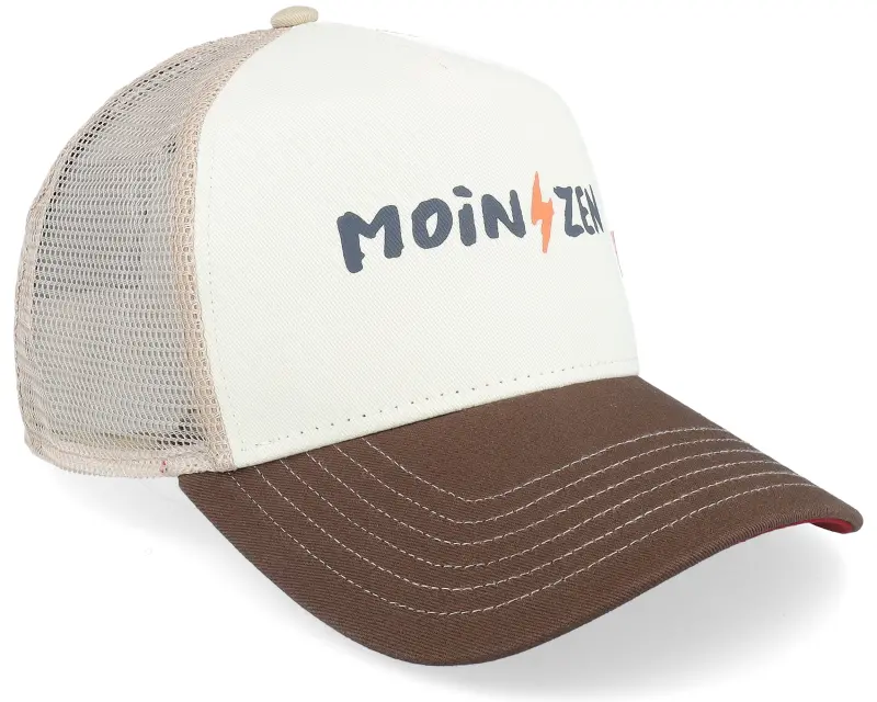 Coastal Hft Moinzen White/Brown/Khaki A-Frame Trucker online
