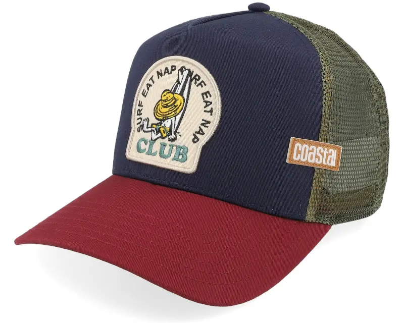 Coastal Hft Nap Club Navy/Wine Coastal A-Frame Trucker online