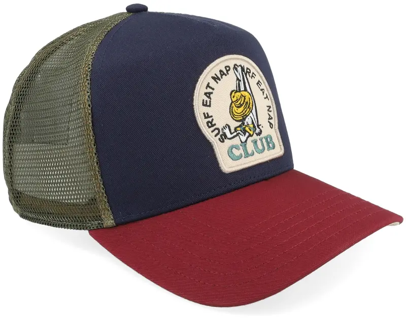 Coastal Hft Nap Club Navy/Wine Coastal A-Frame Trucker online