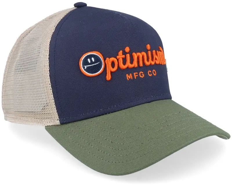 Coastal Hft Optimism Co Off White/Navy/Green A-Frame Trucker online