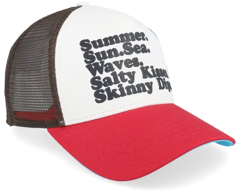 Coastal Hft Summerseasand Stone/Red A-Frame Trucker online