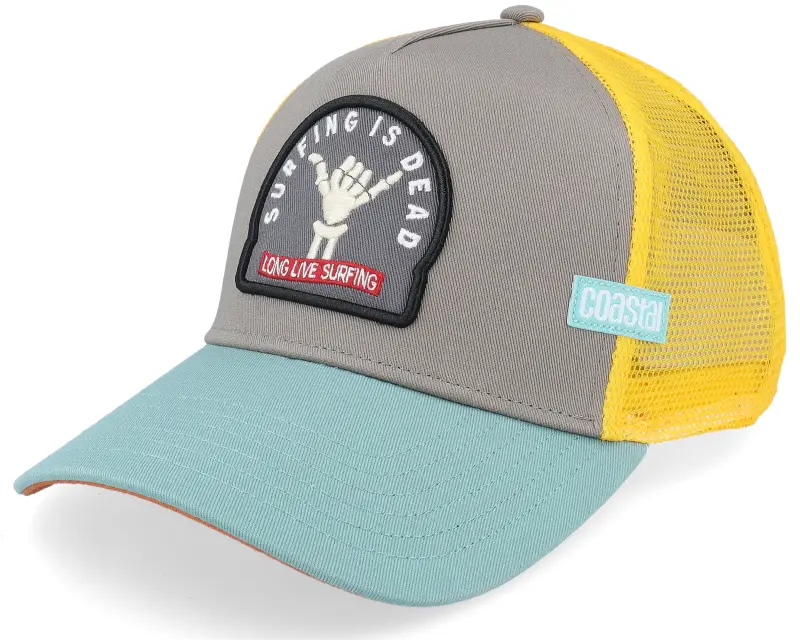 Coastal Hft Surfing Dead Yellow/Grey/Petrol A-Frame Trucker online
