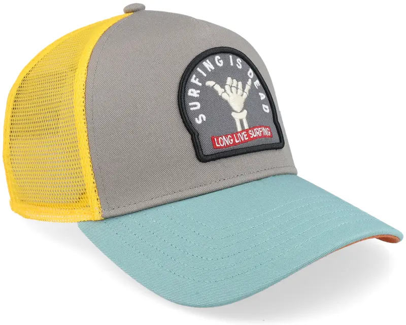Coastal Hft Surfing Dead Yellow/Grey/Petrol A-Frame Trucker online