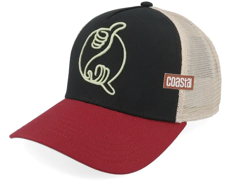Coastal Hft Yinshaka Black/Wine A-Frame Trucker online