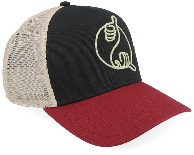 Coastal Hft Yinshaka Black/Wine A-Frame Trucker online