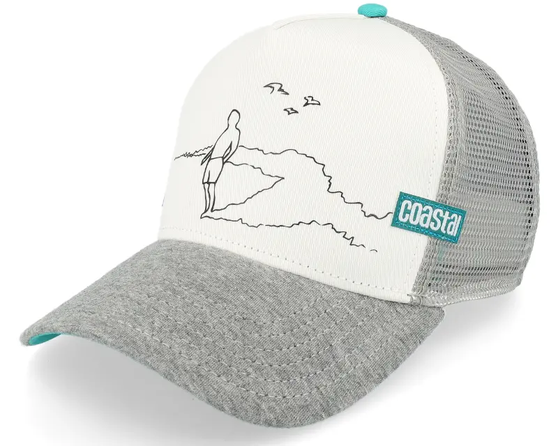 Coastal Rider White/Heather Grey Trucker online