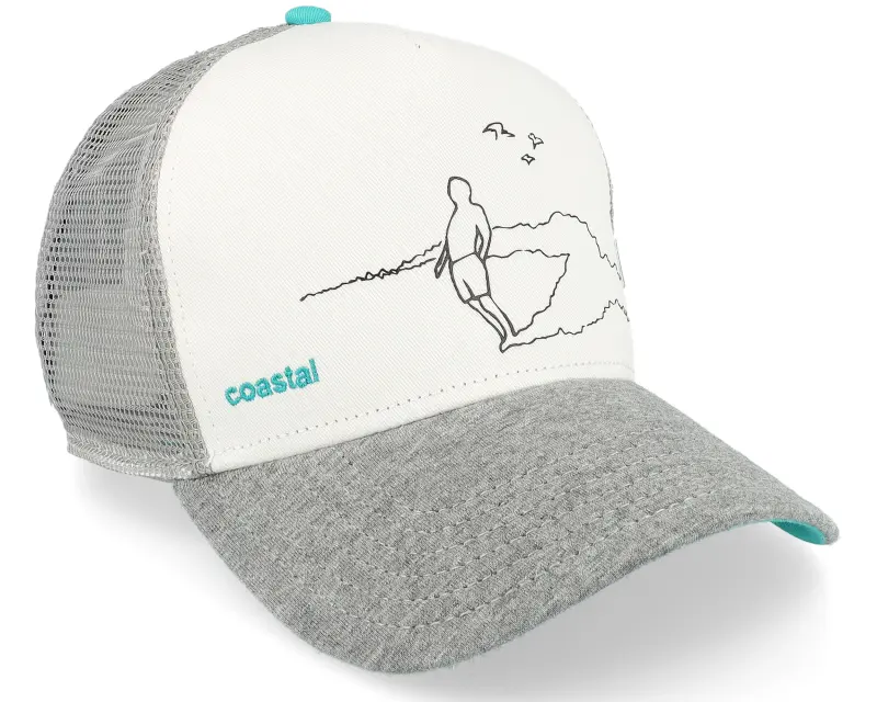 Coastal Rider White/Heather Grey Trucker online