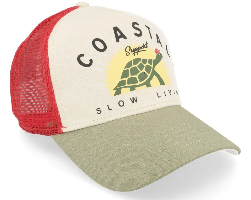 Coastal Support Slow Light Khaki Trucker online