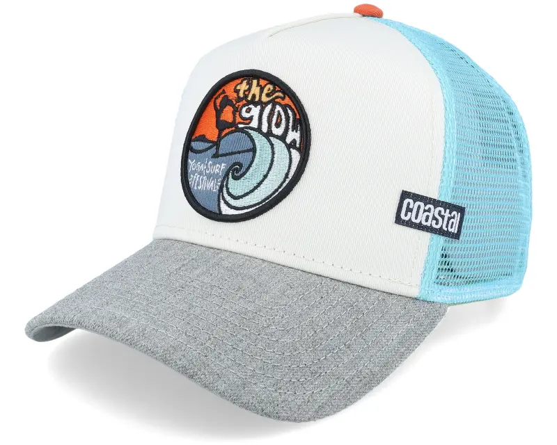 Coastal The Glow Off White/Heather Grey Trucker online