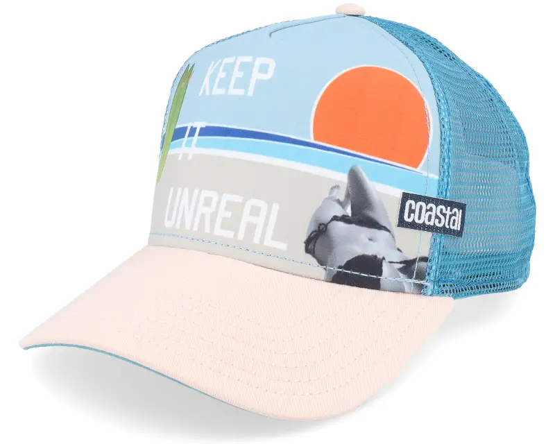 Coastal Unreal Dusty Pink A-Frame Trucker online