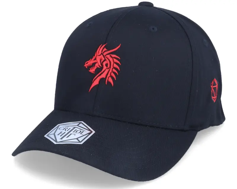 Critiql Hit Red Dragon Logo Black Flexfit online