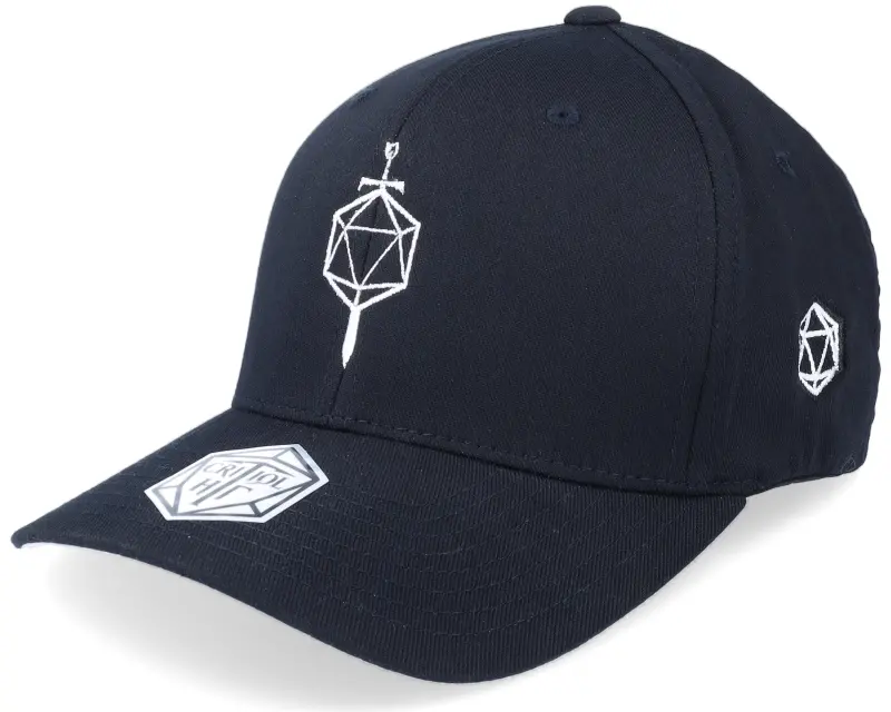 Critiql Hit Sword D20 Dice Black Flexfit online