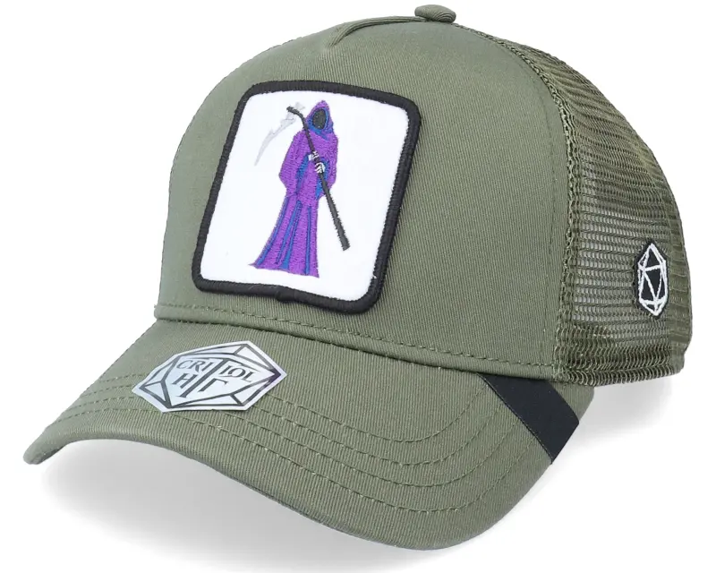 Critiql Hit The Grim Reaper Patch Olive Trucker online