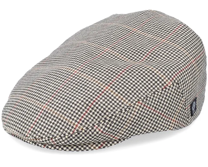 CTH Ericson Edward Moon Houndstooth Brown Flat Cap online