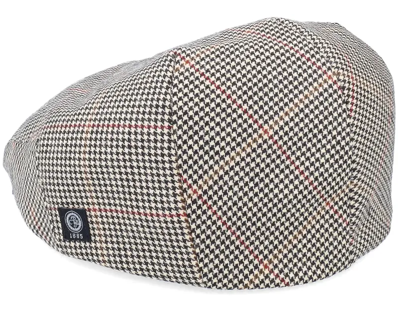 CTH Ericson Edward Moon Houndstooth Brown Flat Cap online