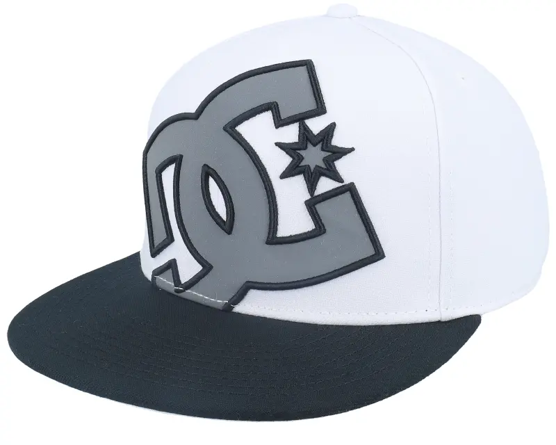 DC Double That Cap Bright White/Black Snapback online