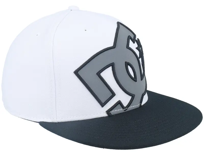 DC Double That Cap Bright White/Black Snapback online