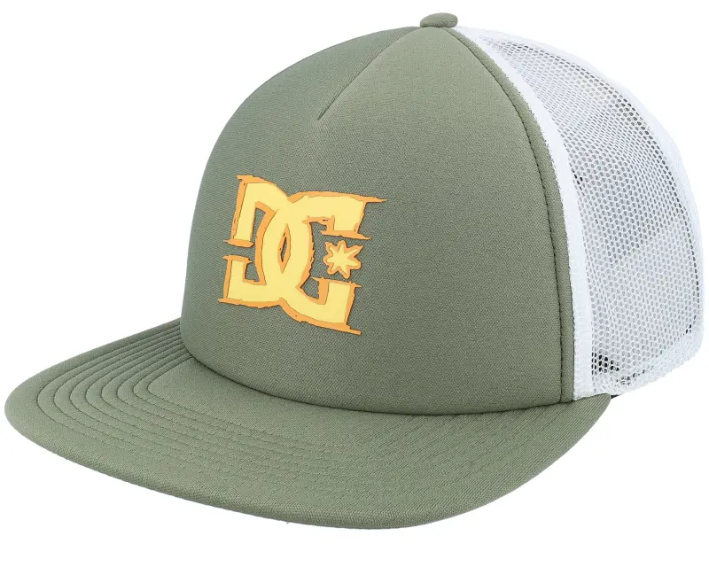 DC Gas Station Seasonal Deep Lichen Green/White Trucker online