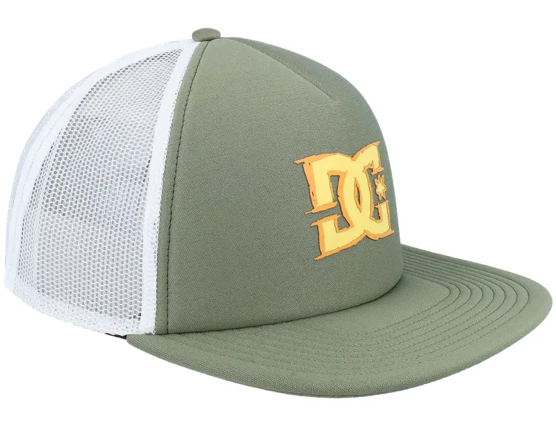 DC Gas Station Seasonal Deep Lichen Green/White Trucker online