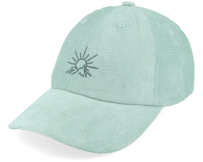 Dedicated Soft Slussen Corduroy Line Mountain Granite Green Dad Cap online