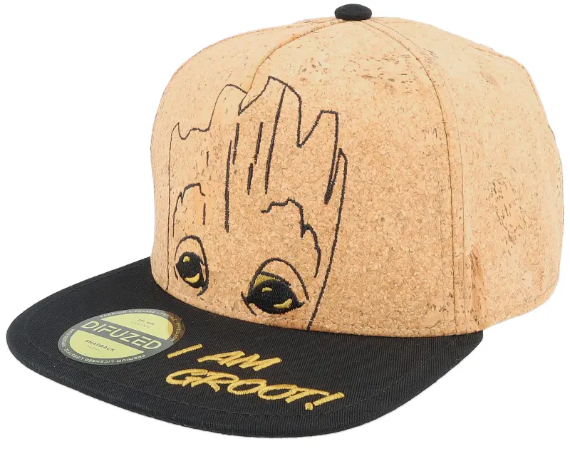 Difuzed Marvel Groot Cork/Black Snapback online