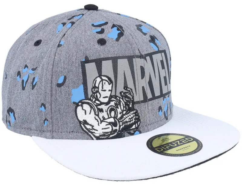 Difuzed Marvel Logo Grey Snapback online