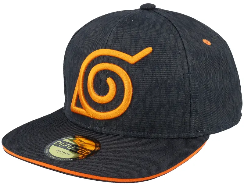 Difuzed Naruto Shippuden Badge Black Snapback online