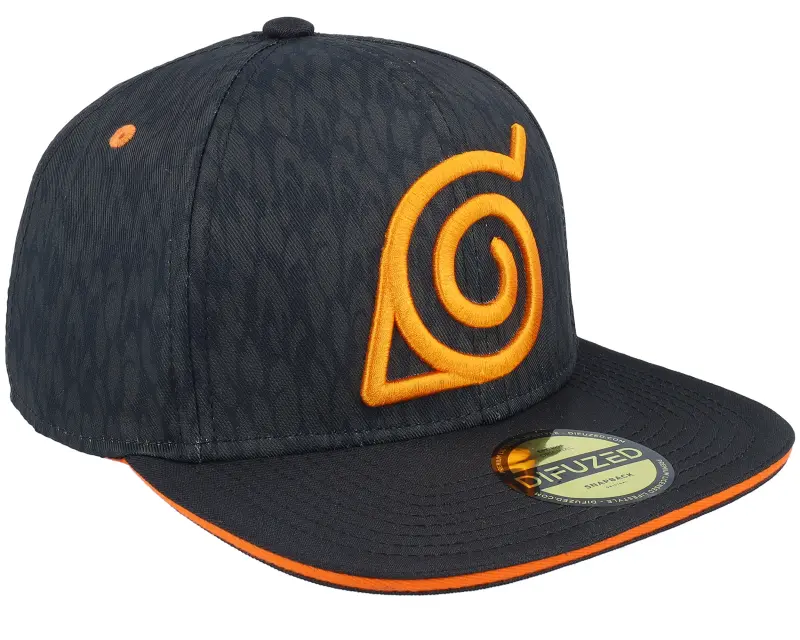 Difuzed Naruto Shippuden Badge Black Snapback online