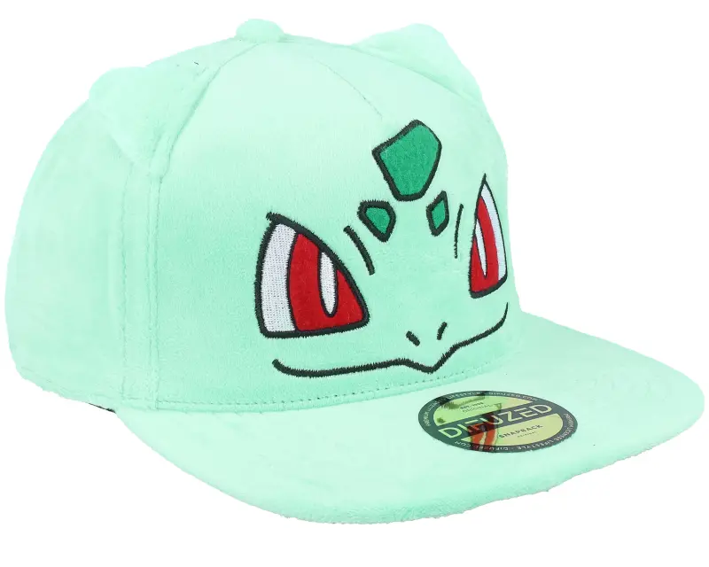 Difuzed Pokémon Bulbasaur Plush Green Snapback online