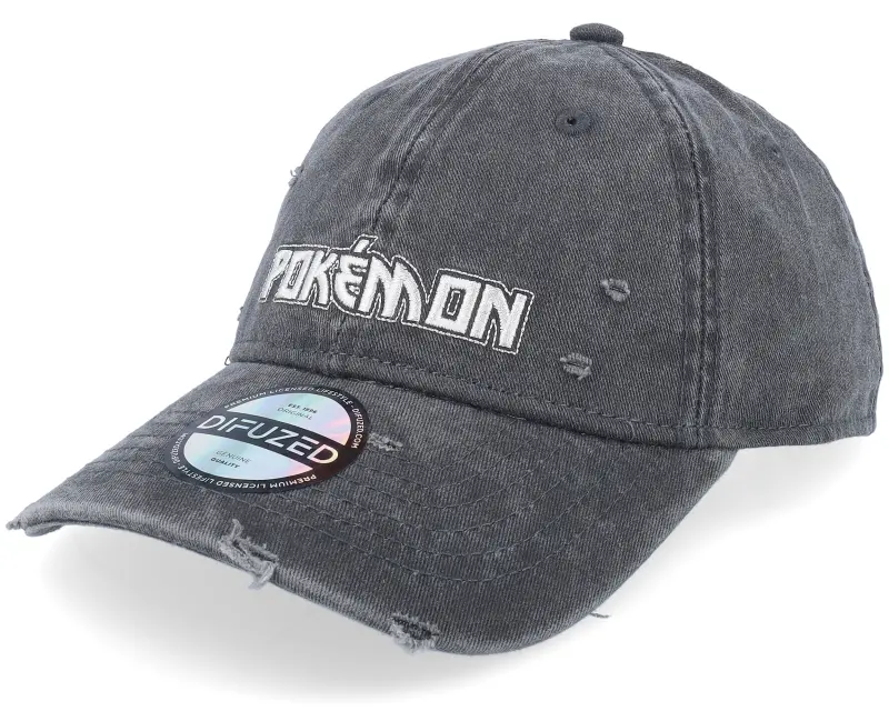 Difuzed Pokémon Distressed Black Dad Cap online