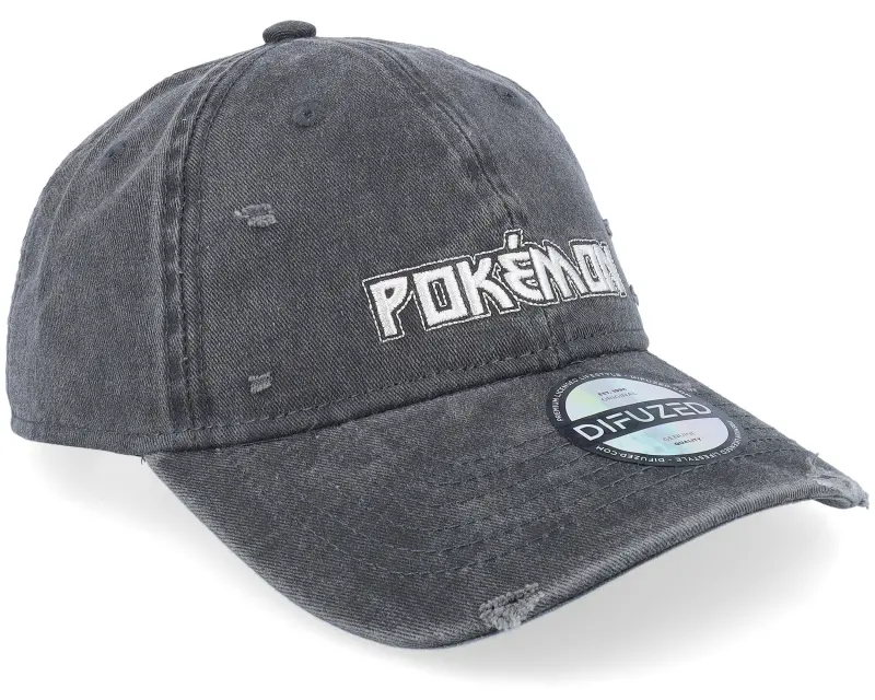Difuzed Pokémon Distressed Black Dad Cap online