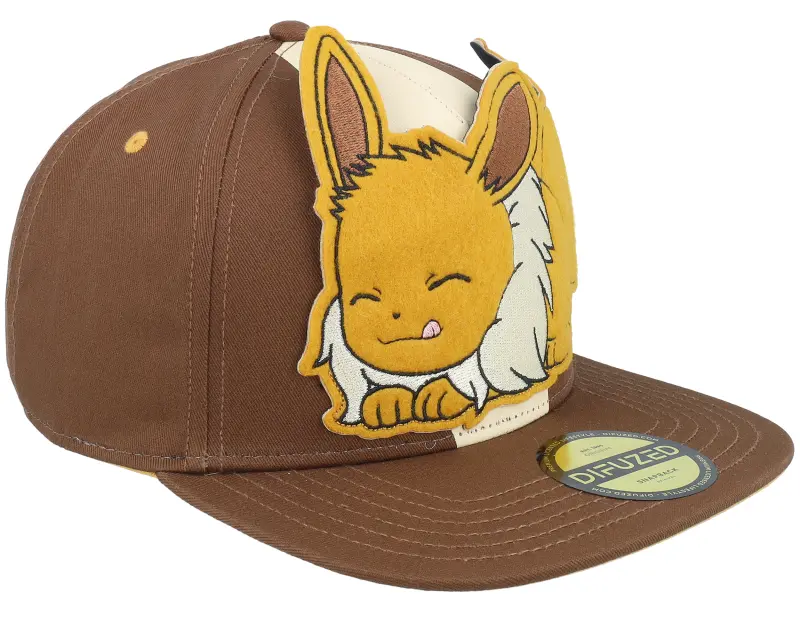 Difuzed Pokémon Eevee Novelty Cap Brown Snapback online