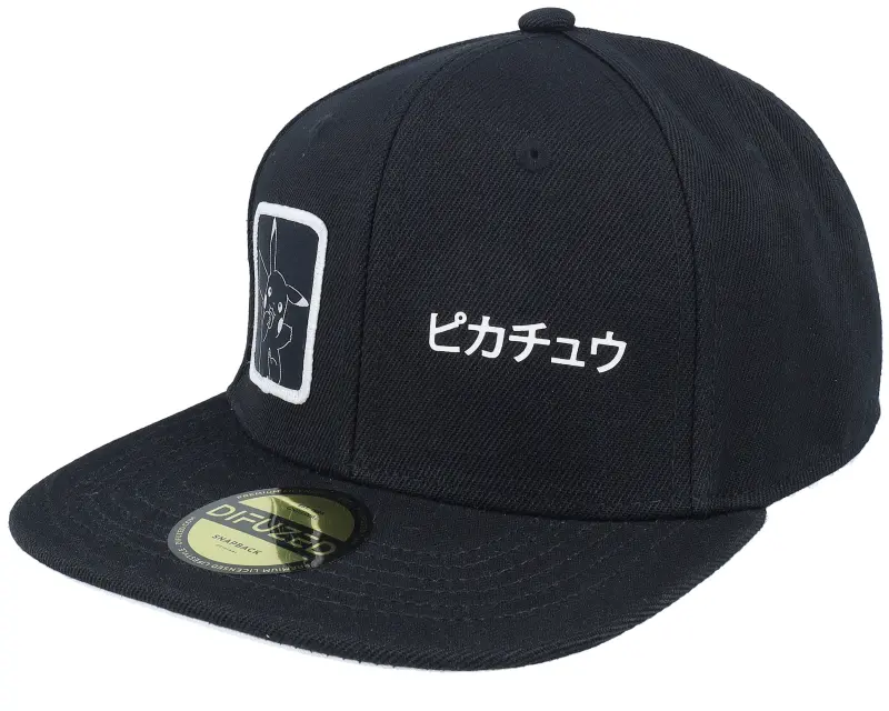 Difuzed Pokémon Pikachu Black Snapback online