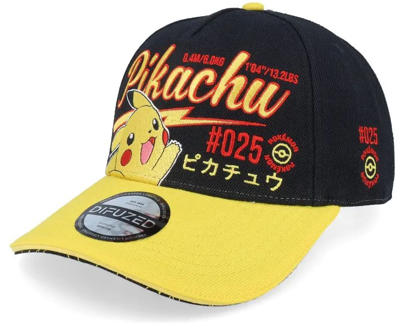 Difuzed Pokémon Pikachu Black/Yellow Adjustable online