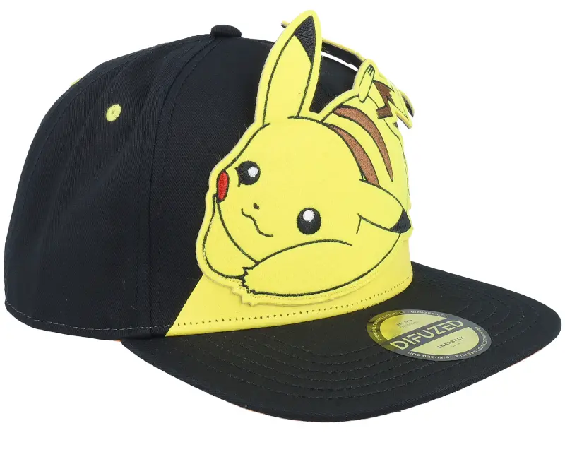 Difuzed Pokémon Pikachu Novelty Black Snapback online